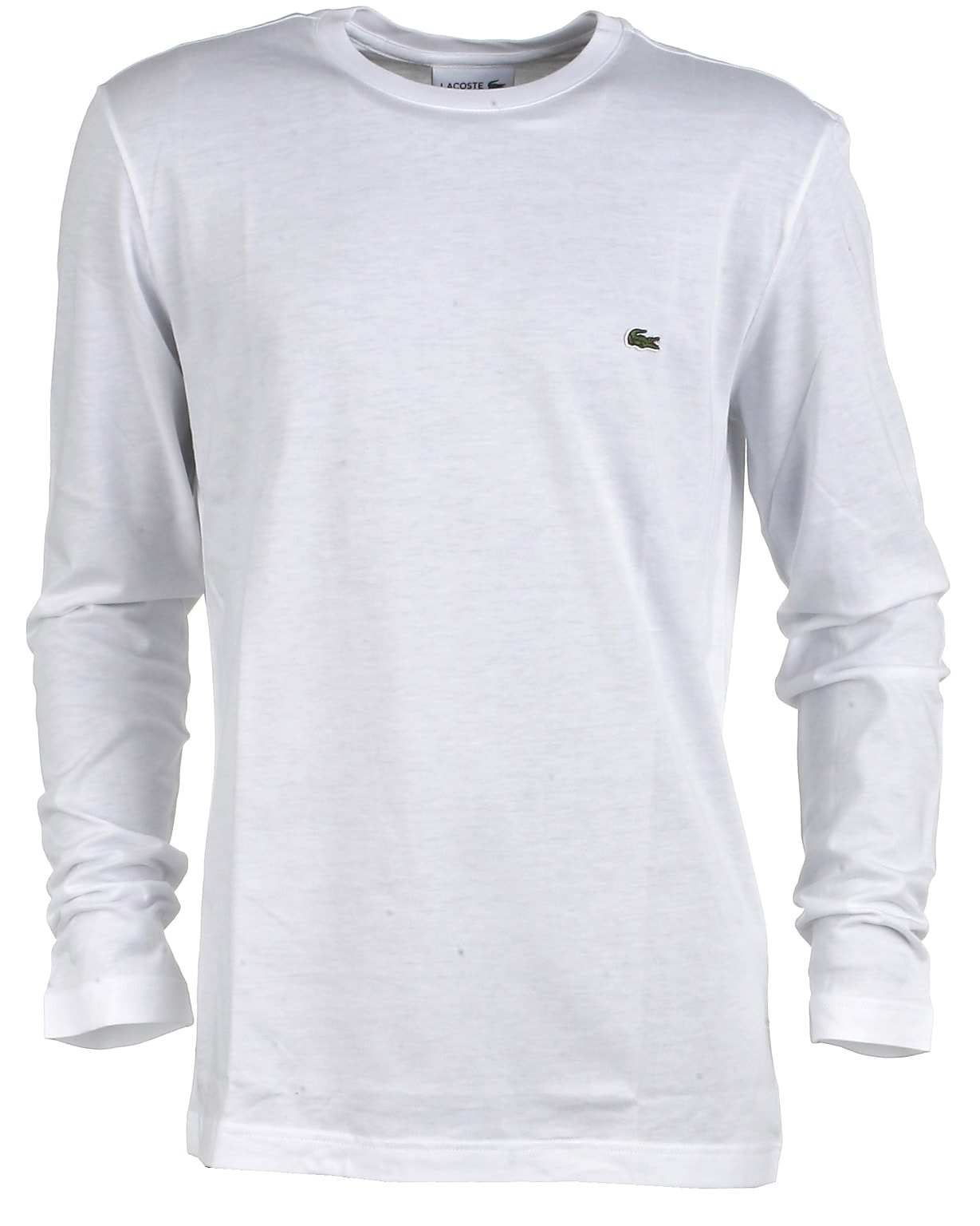hurtig syreindhold mord Lacoste t-shirt l/s, hvid - Online shopping til drenge og piger!