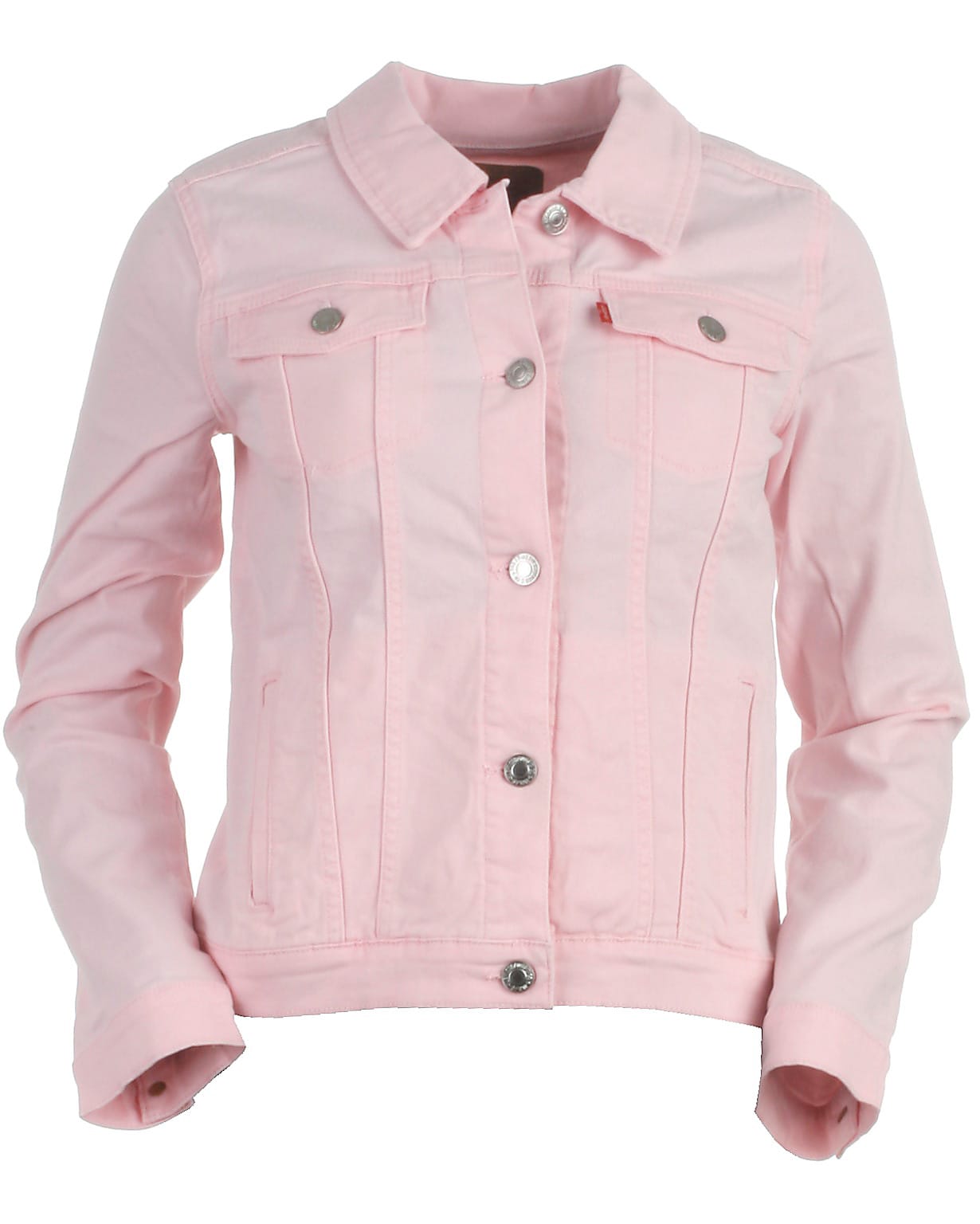 Natur Produkt at klemme Levis denimjakke, rosa. Komfortabel og blød jakke, som kan bruges inde og  ude.