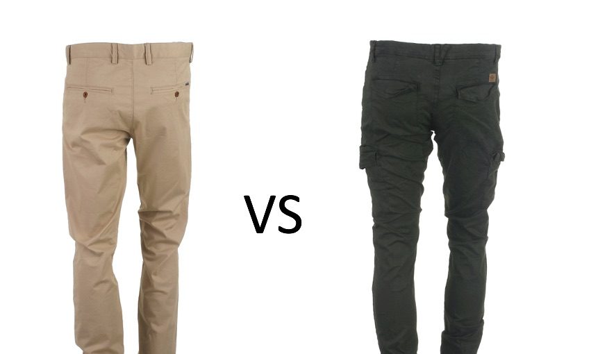 bukser chino cargo pants forskel vs shorts khakis wear casual arbejdsbukser