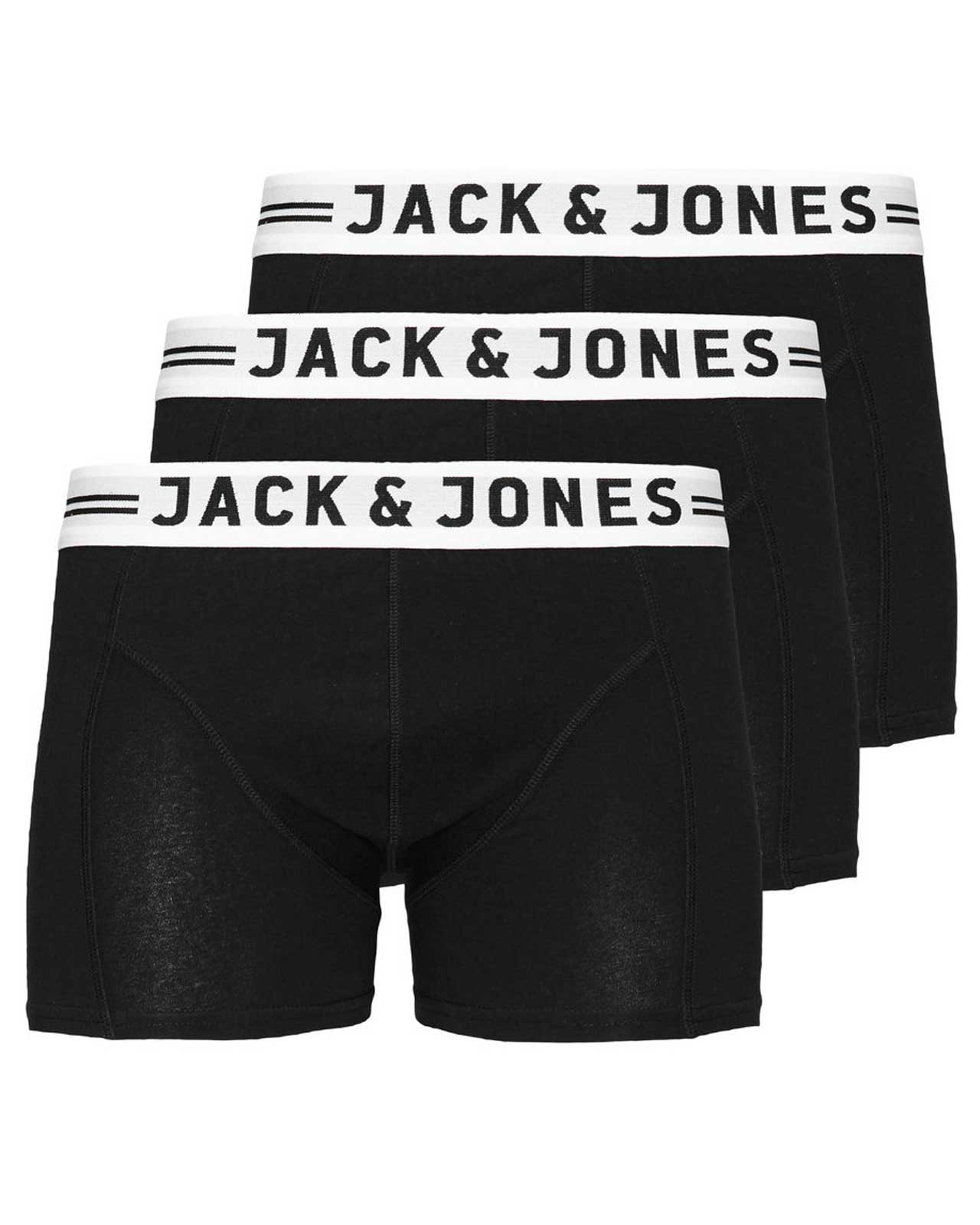 3-pak sorte tights fra Jack & Jones - køb på umame.dk