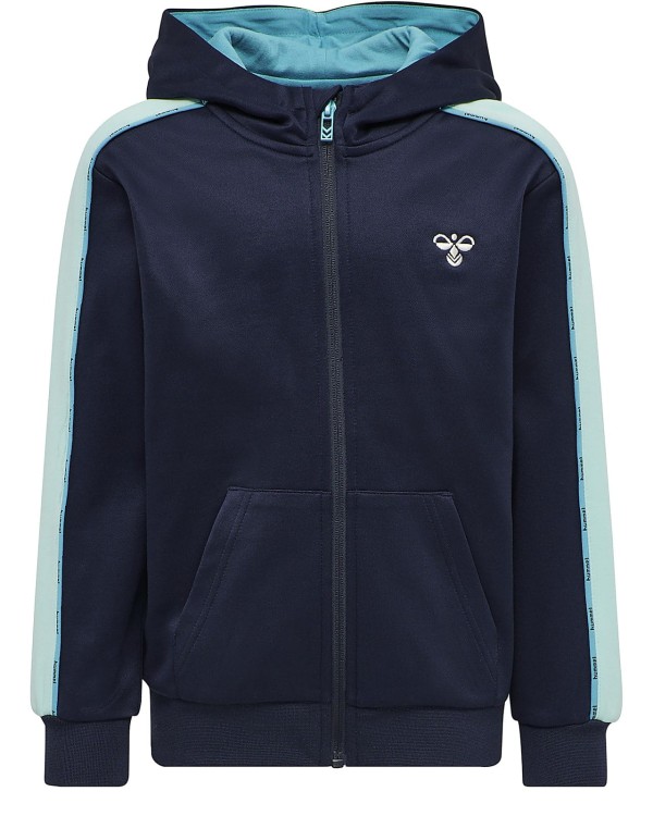 Hummel zip hood sweat med hætte til drenge - model Apollo fås hos umame.dk