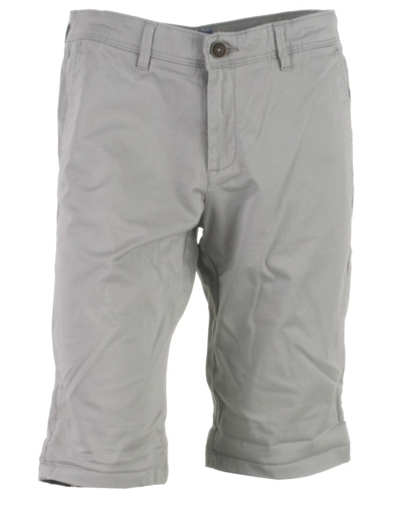 Lysegrå chino shorts fra Jack & Jones JR, model Bowie 12172213 - køb på umame.dk