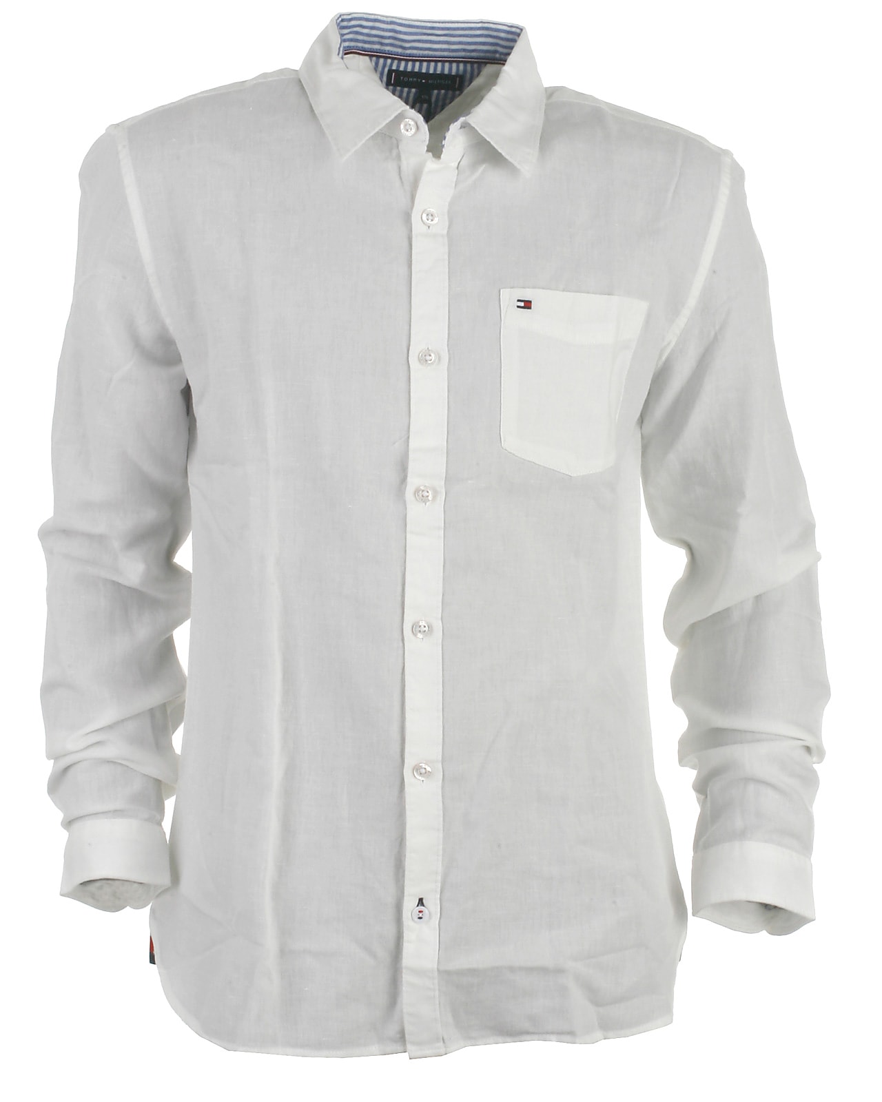 smal beundring Bibliografi Tommy Hilfiger skjorte l/s, Essential, white. Se udvalget af skjorter på  umame.dk
