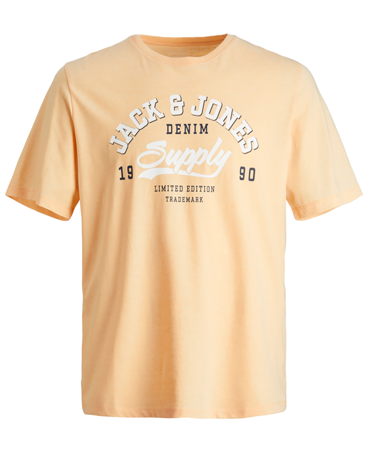 Se Jack & Jones JR t-shirt s/s, Logo tee, sand - 152 - 12år hos Umame.dk