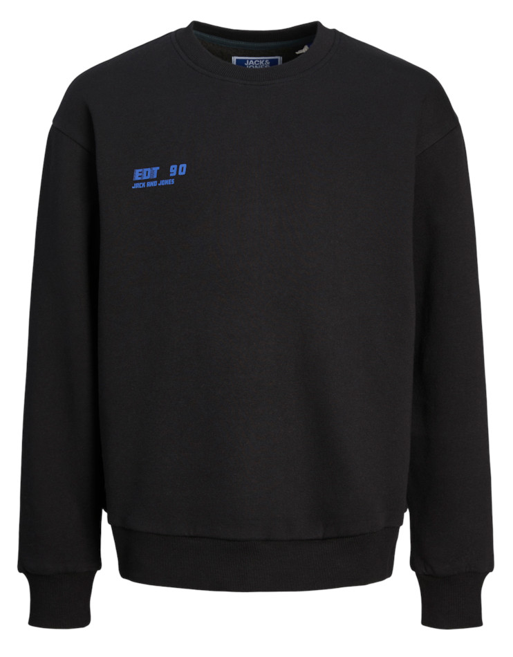 Jack & Jones JR sweatshirt loose fit, Collect EDC, sort - 152,12år