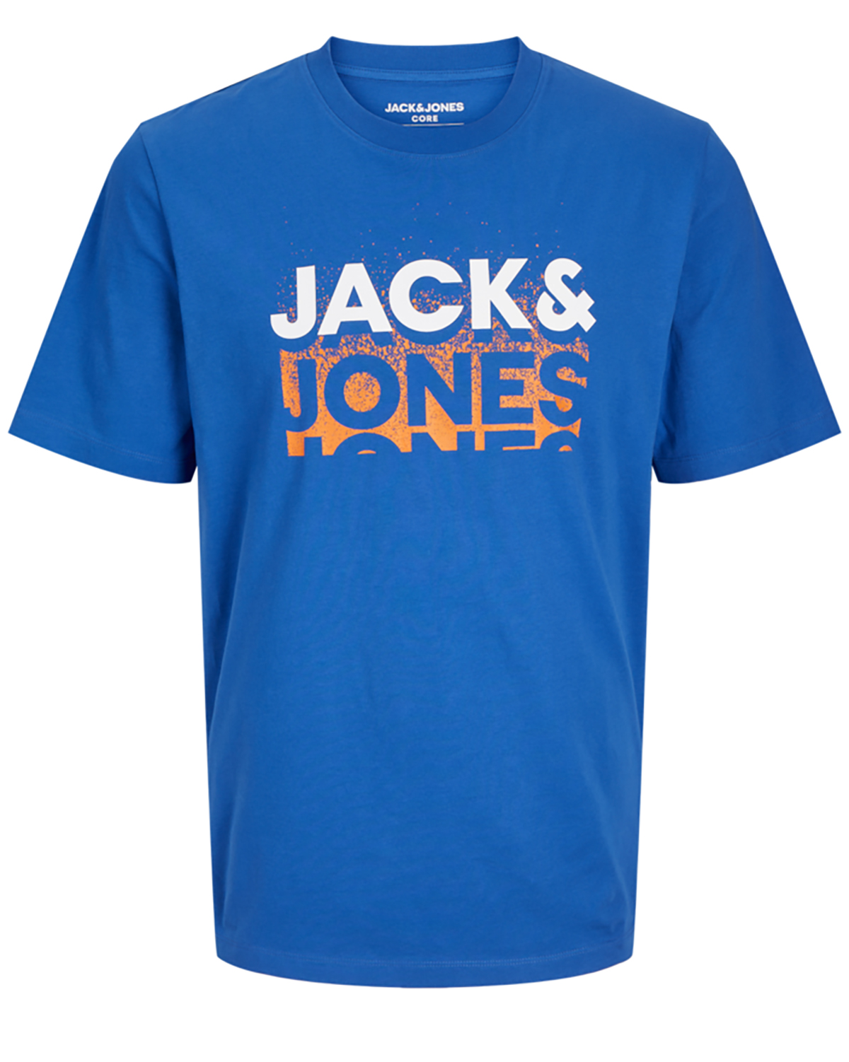 Jack & Jones t-shirt s/s, Gradient tee, blå - 188,L+,L